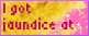 classic 31px by 88px web button that says I got jaundice at Nutritional yeest