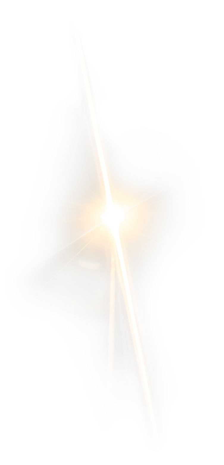 bright lens flare overlapping with other elements on the page