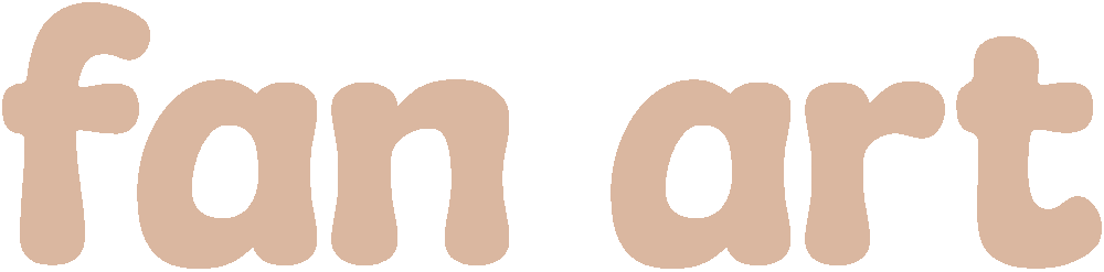 text banner that says Fan Art