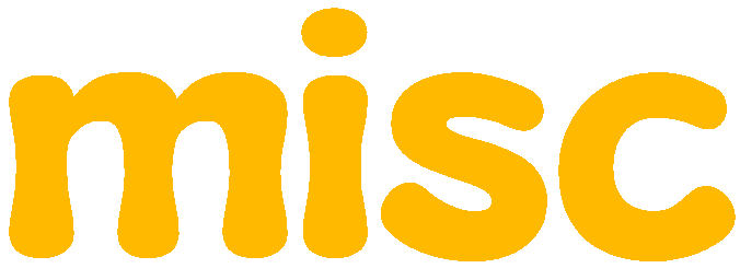 text banner that says misc